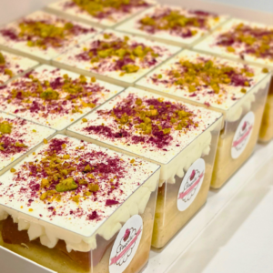 Gulab Jamun Tres Leches Shooters