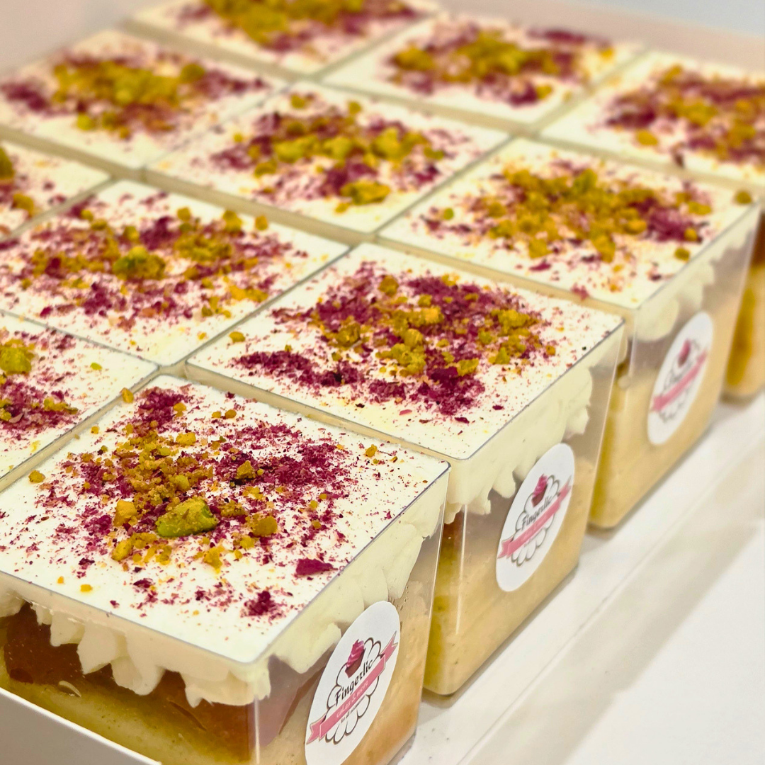 Gulab Jamun Tres Leches Shooters