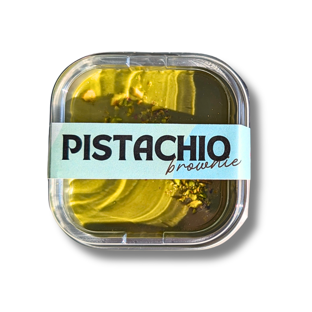 Pistachio Brownie Tins